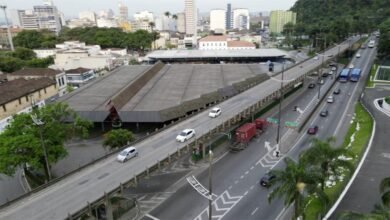 Elevado do Centro de Santos passa por obras de revitalização