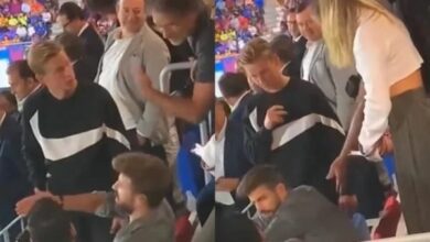 VÍDEO - Gerard Piqué arruma confusão com jogador do Barcelona em estádio