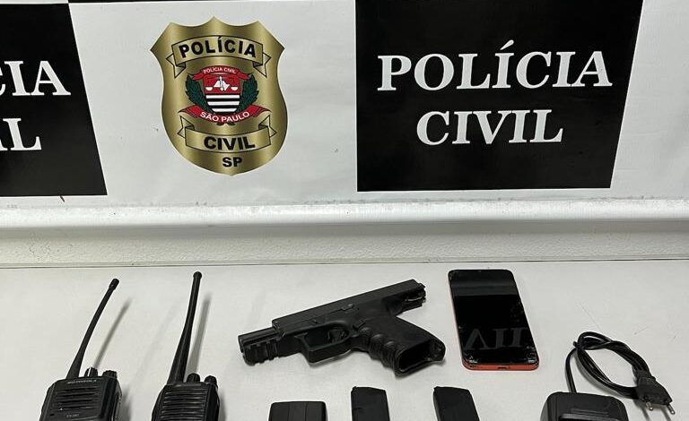 Foragido da Justiça é preso com arma de fogo em Cubatão