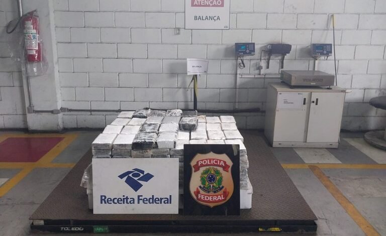 Mais de 230 Kg de cocaína são apreendidas em ação conjunta da Polícia e Receita Federal