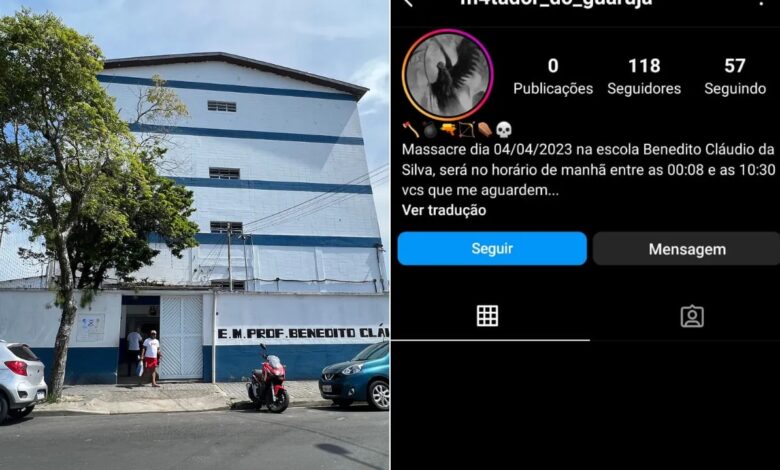 Escolas de Guarujá recebem ameaças de massacre em redes sociais