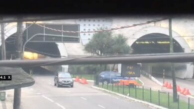 Câmeras flagram e Guarda Municipal prende dupla por furto de fios em túnel de Santos