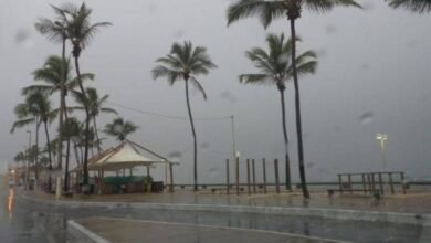 Previsão aponta recuo das chuvas em Santos nos próximos dias 
