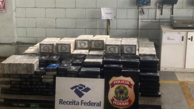 PF apreende mais de uma tonelada de cocaína no Porto de Santos