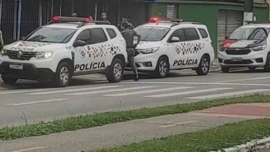 Lotérica é incendiada durante assalto em Santos