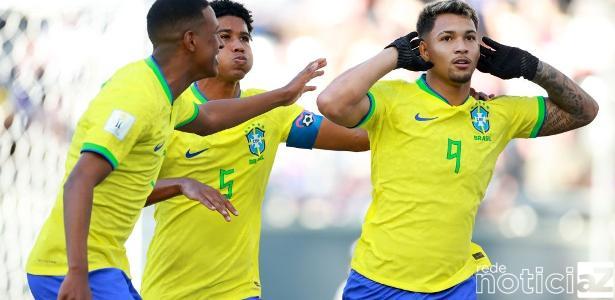 Brasil goleia a Tunísia e avança no Mundial Sub-20