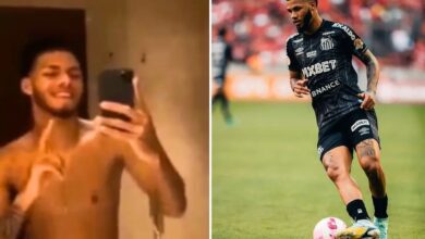 VÍDEO - Jogador do Santos tem vídeo íntimo vazado na internet