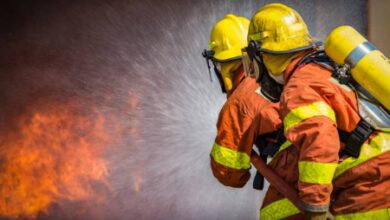 Simulado de brigada de incêndio altera expediente de unidades de saúde em Santos