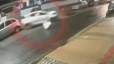 Bandido rouba carro e provoca acidentes em cidades da Baixada Santista