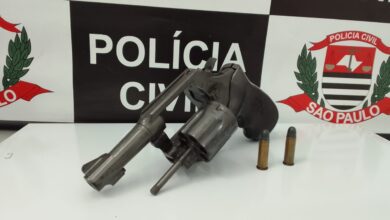 Homem investigado por violência doméstica em Santos é preso e arma é apreendida