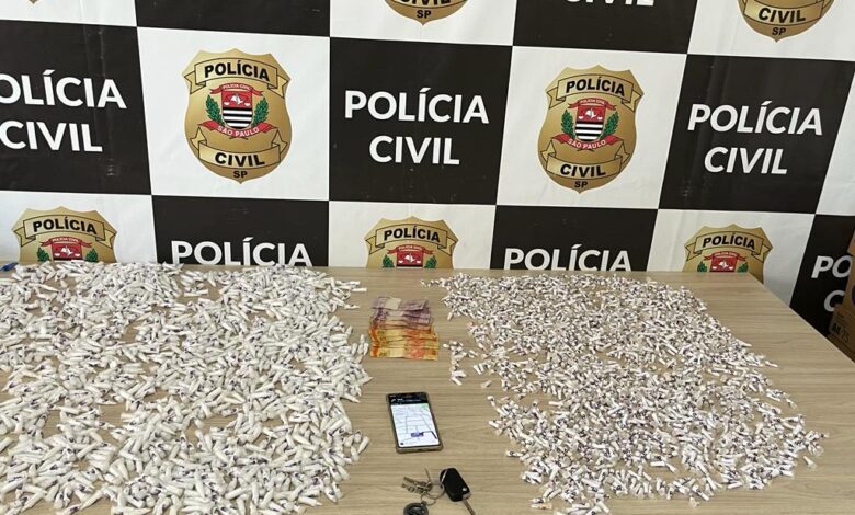 Motorista é preso com mais de 3 mil porções de drogas em rodovia de SP