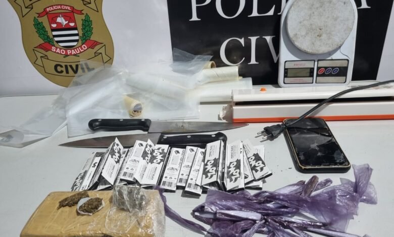 Polícia prende homem por tráfico de drogas em Guarujá