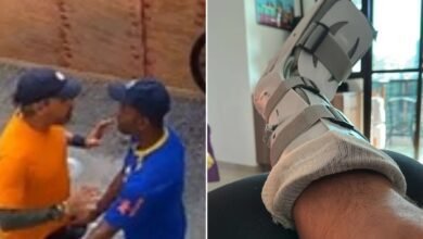 VÍDEO - Homem chuta assaltante e rompe tendão do pé