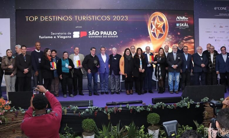 Confira os vencedores do Prêmio Top Destinos Turísticos