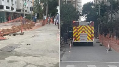 Vazamento de gás interdita ruas na Ponta da Praia em Santos