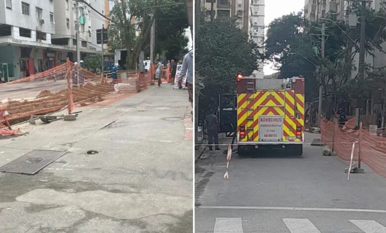 Vazamento de gás interdita ruas na Ponta da Praia em Santos