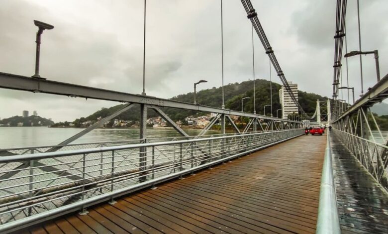 Reforma da Ponte Pênsil, em São Vicente, é concluída