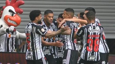 Santos é derrotado por 2 a 0 em nova casa do Atlético-MG