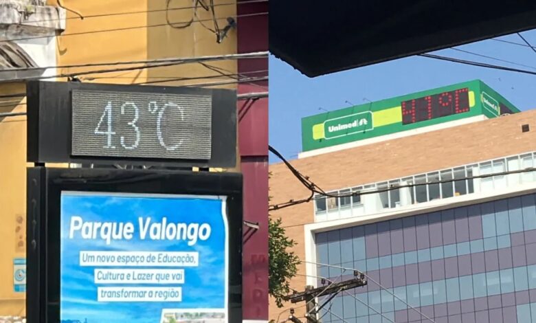 Santos registra calor de 40º em pleno inverno