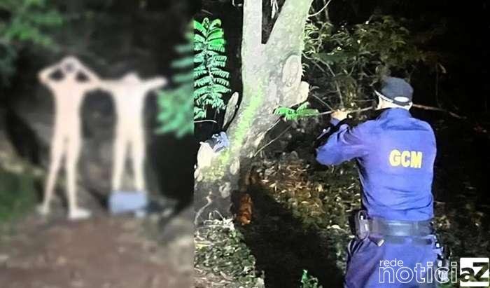 GCM prende homens que faziam sexo em parque