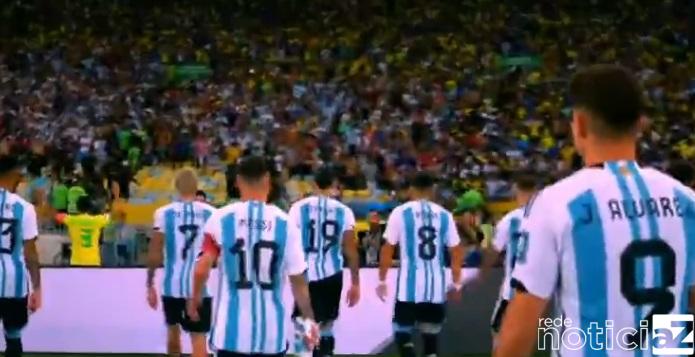 VÍDEO - Jogo entre Brasil e Argentina tem confusão no Maracanã