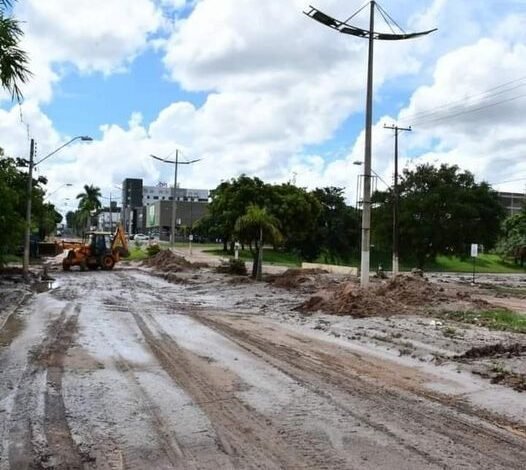 Fortes chuvas causam transformo