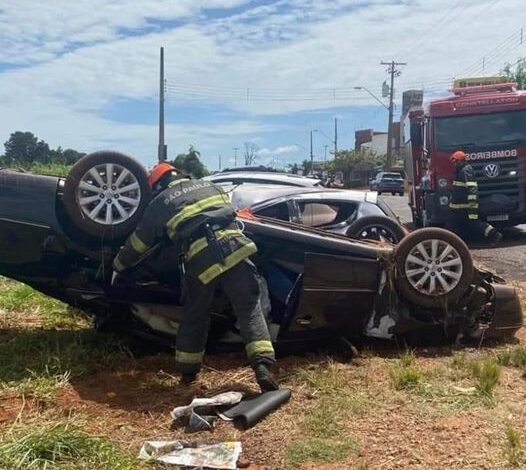 Acidente na rodovia em Barretos
