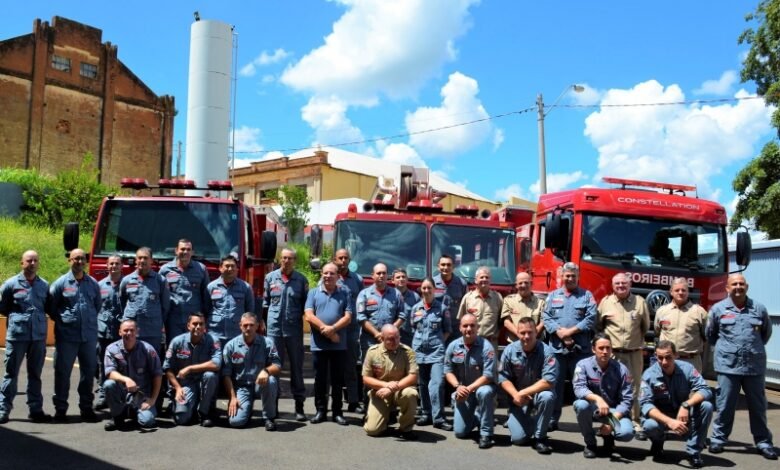 Homenagem especial para os bombeiros de Olímpia.
