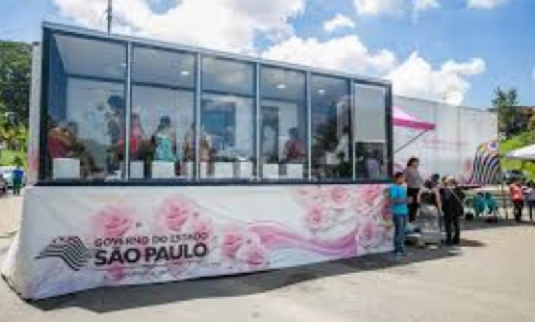 Carreata da mamografia em Barretos