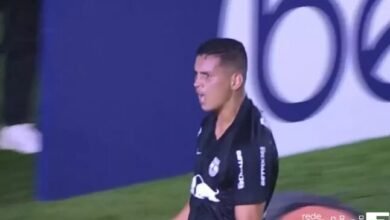 Renan marca no fim, e garante emparte do Red Bull Bragantino contra o Juventude (Foto: Reprodução Premiere)