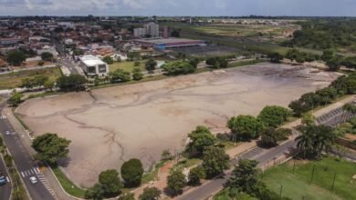 Segundo lago esvaziado para desassoreamento em Barretos