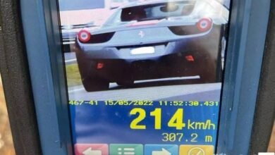 Operação flagra Ferrari a mais de 200 km/h em rodovia de São Paulo