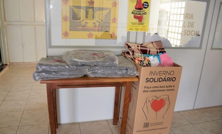 Coleta a domicílio da Campanha do Agasalho