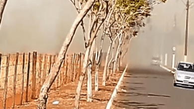 Incêndio preocupa moradores em Guaíra