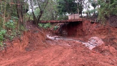 Obras da ponte da Estrada das Palmeiras estão em andamento