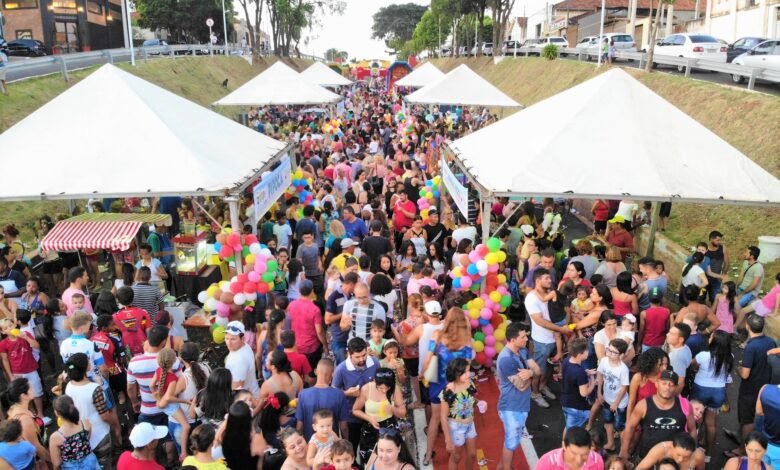 Festival das Crianças com atividades gratuitas