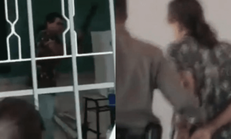 VÍDEO: Homem é preso após quebrar urna eletrônica em Goiânia
