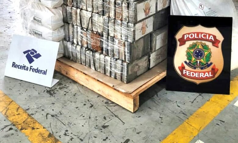 Mais de meia tonelada de cocaína é apreendida no Porto de Santos