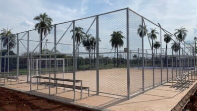 Obra da nova "Areninha" no Mais Parque está em estágio avançado