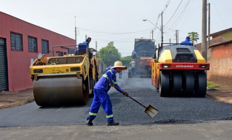 Prefeitura realiza recape nos bairros Pimenta e Rios
