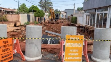 Ruas seguem interditadas devido aos danos causados pela chuva