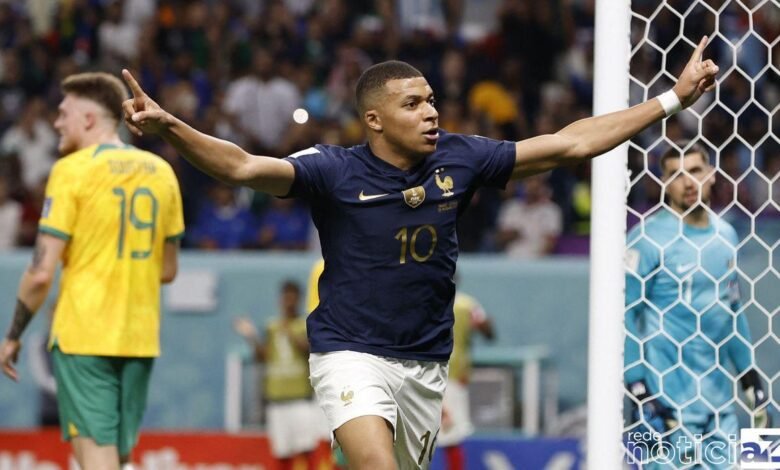 França começa perdendo mas vira o jogo e goleia Austrália
