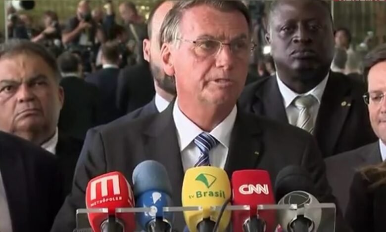 Bolsonaro fala pela primeira vez após derrota nas urnas contra Lula