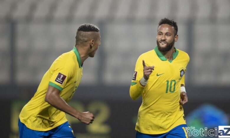 Neymar marca três vezes e ajuda seleção na vitória contra o Peru