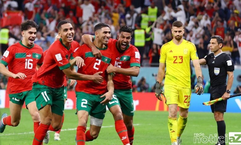 Goleiro do Sevilla brilha nos pênaltis e Marrocos elimina Espanha