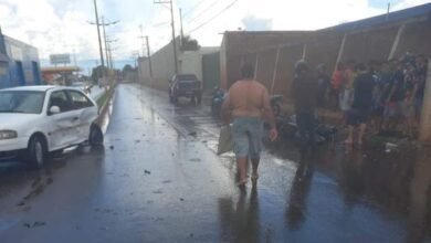 Acidente deixa motociclista gravemente ferido