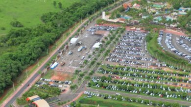 Olímpia inicia montagem da estrutura para o Réveillon das Águas 2023