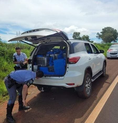 Operação da Polícia Rodoviária apreende mais de 1000 quilos de drogas