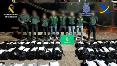 Navio com 4,5 toneladas de cocaína é interceptado na Espanha após deixar o Porto de Santos