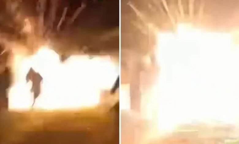 VÍDEO - Mulher morre ao ser atingida por fogos de artifício em Praia Grande